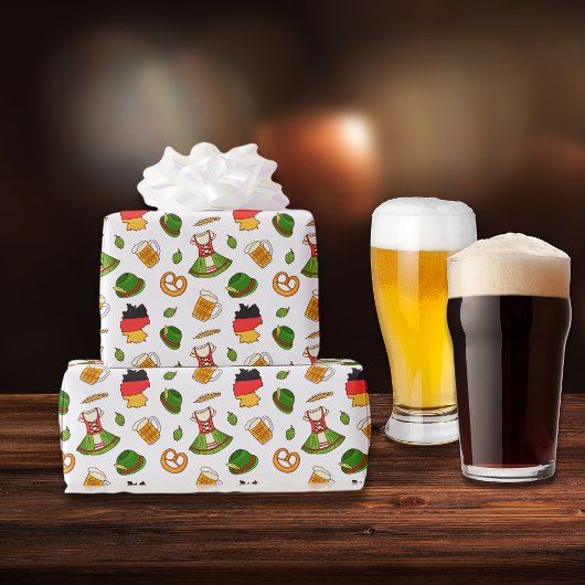 ドイツのパターン ラッピングペーパー