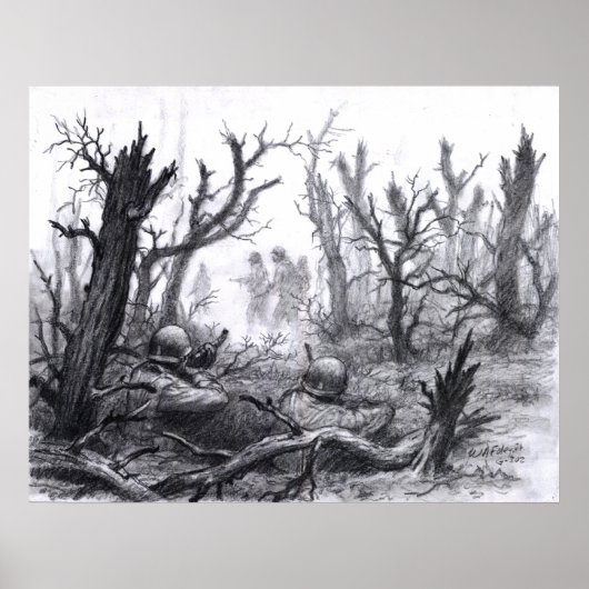 ドイツのパトロールで待ち伏せ ポスター (正面)