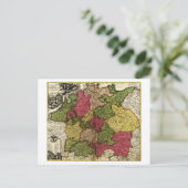 ドイツのパノラママップドイツ ポストカード (スタンド正面)