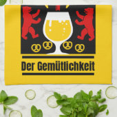ドイツのピルスナービール飲料 キッチンタオル (折り畳み)
