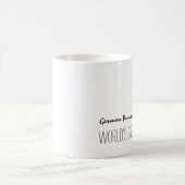 ドイツのピンシャー、シルエット、世界最強の犬 コーヒーマグカップ (中央)