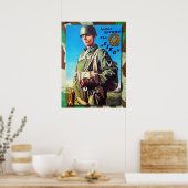 ドイツのファルシルマイジャガー ポスター (キッチン)