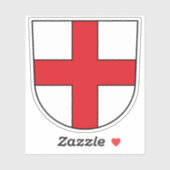 ドイツのフライブルクの紋章 シール (シート)