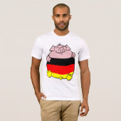 ドイツのブタ Tシャツ (正面フル)