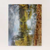 ドイツのブラウンシュヴァイグ公園。 ジグソーパズル (縦)