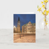 ドイツのブレーメン カード (黄色い花)