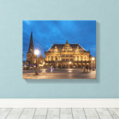 ドイツのブレーメン キャンバスプリント (インサイチュ (ウッドフロア))