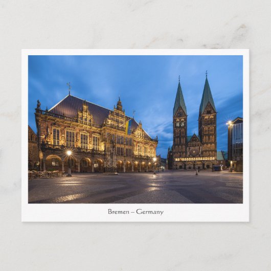 ドイツのブレーメン ポストカード (正面)