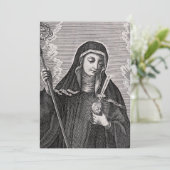 ドイツのベネディクト素晴らしス神秘の聖ゲルトルド サンキューカード (スタンド正面)