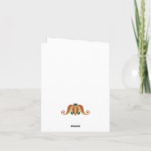 ドイツのベルニッケル・フラヘ・ウェイハナッチンクリスマス シーズンカード (裏面)