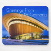 ドイツのベルリンからの挨拶 マウスパッド (正面)