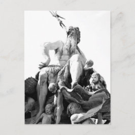 ドイツのベルリンにある海王星の噴水 ポストカード