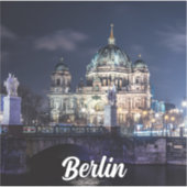 ドイツのベルリンにあるTVタワーとベルリン大聖堂 シール (正面)