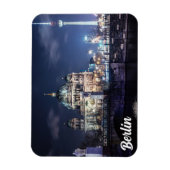 ドイツのベルリンにあるTVタワーとベルリン大聖堂 マグネット (縦)