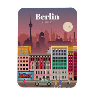 ドイツのベルリンに旅行する旅芸術 マグネット