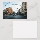 ドイツのベルリンのダウンタウン写真 ノートカード (正面/裏面)