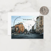 ドイツのベルリンのダウンタウン写真 ノートカード (正面/裏面インサイチュ)
