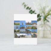 ドイツのベルリンの街の表示 ポストカード (スタンド正面)