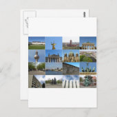 ドイツのベルリンの街の表示 ポストカード (正面/裏面)