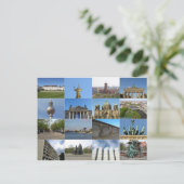 ドイツのベルリンの街の表示 ポストカード (スタンド正面)