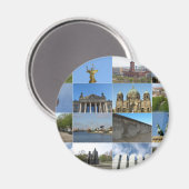 ドイツのベルリンの街の表示 マグネット (正面/裏面)