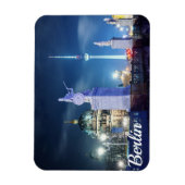 ドイツのベルリン大聖堂近くの石橋 マグネット (縦)