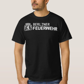 ドイツのベルリン消防局のFeuerwehrシャツ Tシャツ
