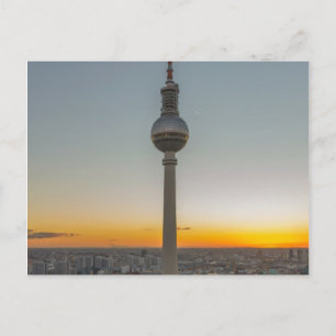 ドイツのベルリンTVタワーFernsehturm Berlin ポストカード