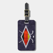 ドイツのホッケー国旗カスタムの荷物 ラゲッジタグ (正面縦)
