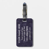 ドイツのホッケー国旗カスタムの荷物 ラゲッジタグ (裏面縦)