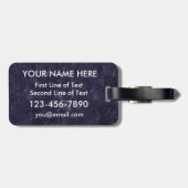 ドイツのホッケー国旗カスタムの荷物 ラゲッジタグ (裏面横)