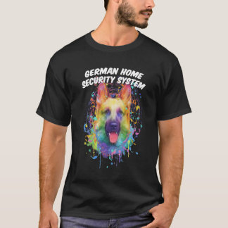 ドイツのホームセキュリティシステムGerman Shepherd Shepar Tシャツ