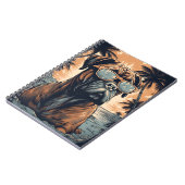 ドイツのボクサーで、熱帯ビーチにサングラスを置く ノートブック (左側)