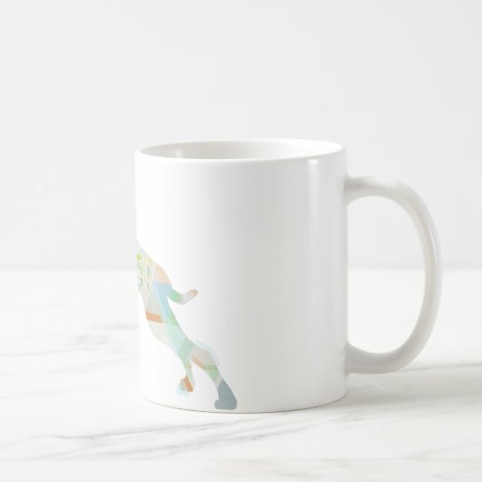ドイツのボクサー・三角 コーヒーマグカップ (右)