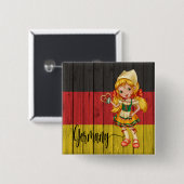 ドイツのボタン 缶バッジ (正面&裏面)