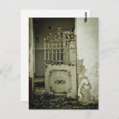 ドイツのマイエンの古い錆びたドア ポストカード (正面/裏面)