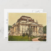 ドイツのマガン州ヘッセ・ナッソーのオペラハウス ポストカード (正面/裏面)