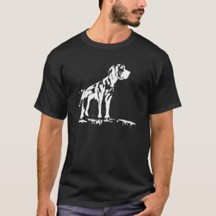 ドイツのマスティフやグレート・ダン・スプレーやステンシルアート Tシャツ