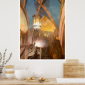 ドイツのミュンヘンにあるBavaria Rathaus-Glockenspiel ポスター (キッチン)