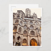 ドイツのミュンヘンにあるBavaria Rathaus-Glockenspiel ポストカード (正面/裏面)