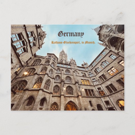 ドイツのミュンヘンはがき、パーソナライズ ポストカード (正面)