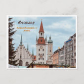 ドイツのミュンヘンはがき、パーソナライズ ポストカード (正面)