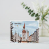 ドイツのミュンヘンはがき、パーソナライズ ポストカード (スタンド正面)