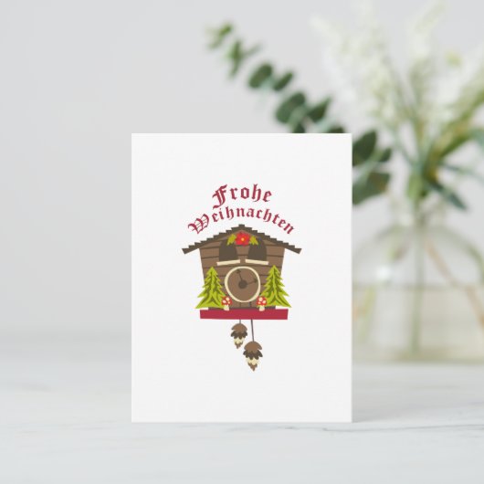 ドイツのメリークリスマス シーズンポストカード (スタンド正面)