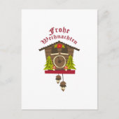 ドイツのメリークリスマス シーズンポストカード (正面)