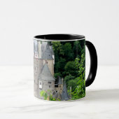 ドイツのモゼル川渓谷近くのバーグエルツ城 マグカップ (正面右)