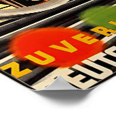 ドイツのライクズバヴィンテージ旅行ポスター ポスター (角)