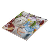 ドイツのライプツィヒで販売されているティーポット タイル (側面)