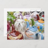 ドイツのライプツィヒで販売されているティーポット ポストカード (正面/裏面)