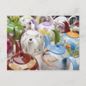 ドイツのライプツィヒで販売されているティーポット ポストカード (正面)